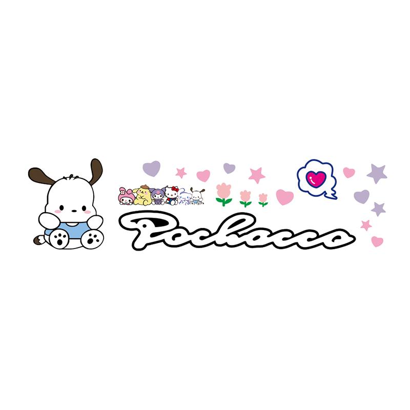 SKCW6 Sanrio Car Body Decoration Stickers Kawaii Cartoon Decal For Hyundai Volkswagen Toyota BMW Honda Jaguar Cadillac Alfa Romeo KIA