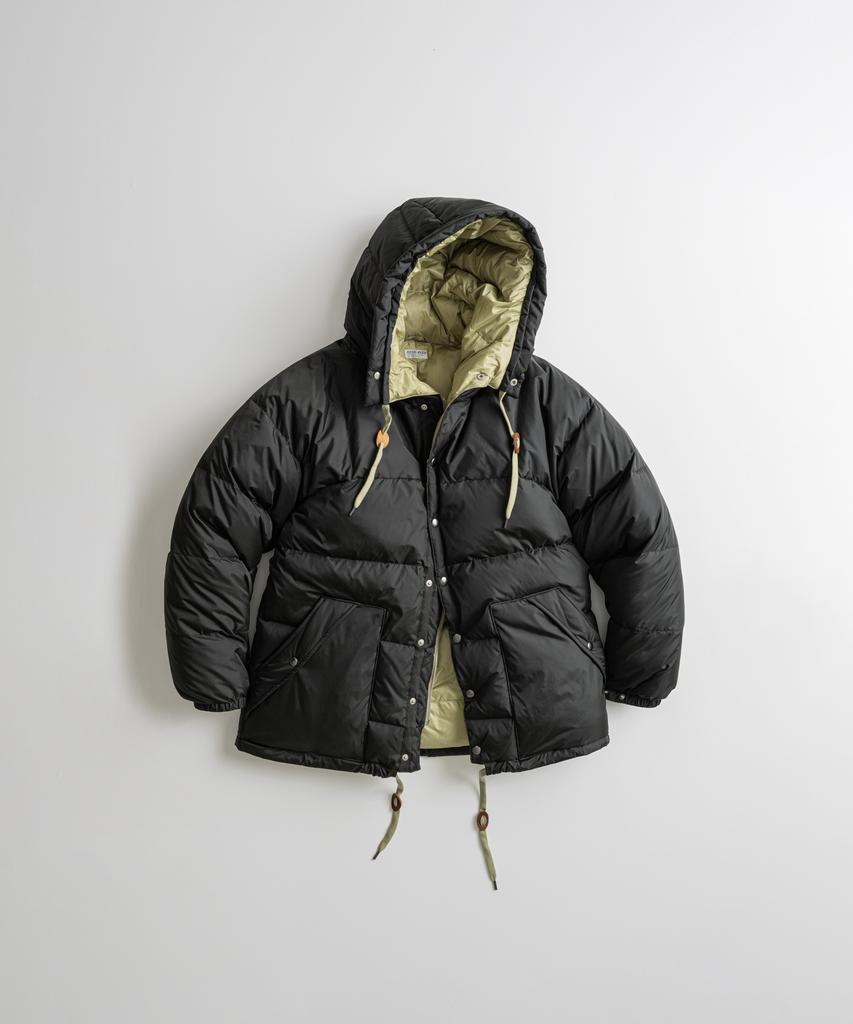 BEHEAVYER Sierra Duck Down Parka Black/L.Olive