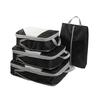 4 Set Travel Packing Cubes Compression Packing Cubes for Suitcase Luggage Cubes Suitcase Organizer Bags Travel Essential