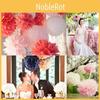 Charming 9pcs 8'' 10'' Tissue Paper Pom Poms Ball For Stylish Baby Room Decor And Celebrations