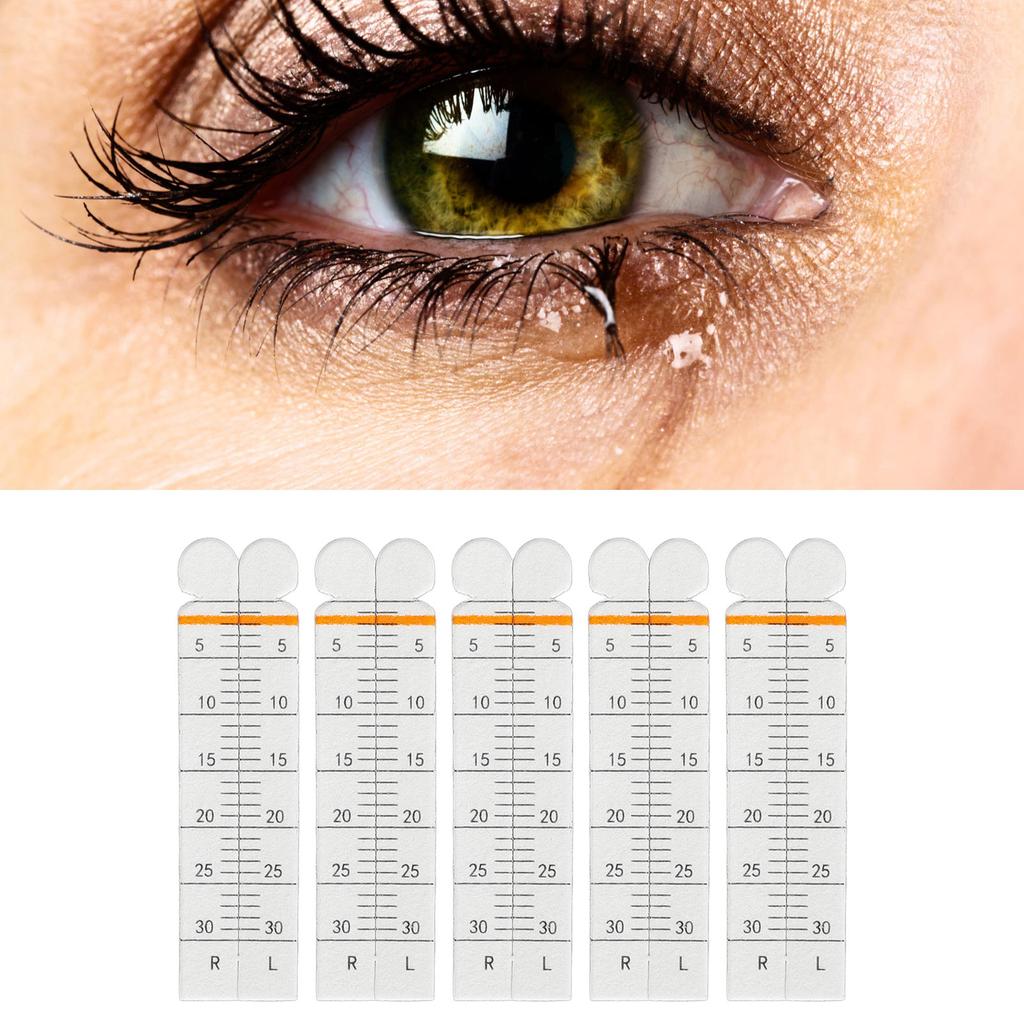 10 Packs Tear Secretion Disorders Test Strips Individually Packaged Accurate Fluorescein Ophthalmic