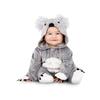 Baby Koala Costume - Animals - Grey Jumpsuit with Hood and Booties - Polyester - Inside Out