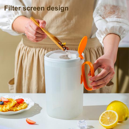 1550 мл/2200 мл кастрюля для воды, большая емкость, морозостойкий пластиковый, брызгозащищенный, прочный чайник для холодной воды