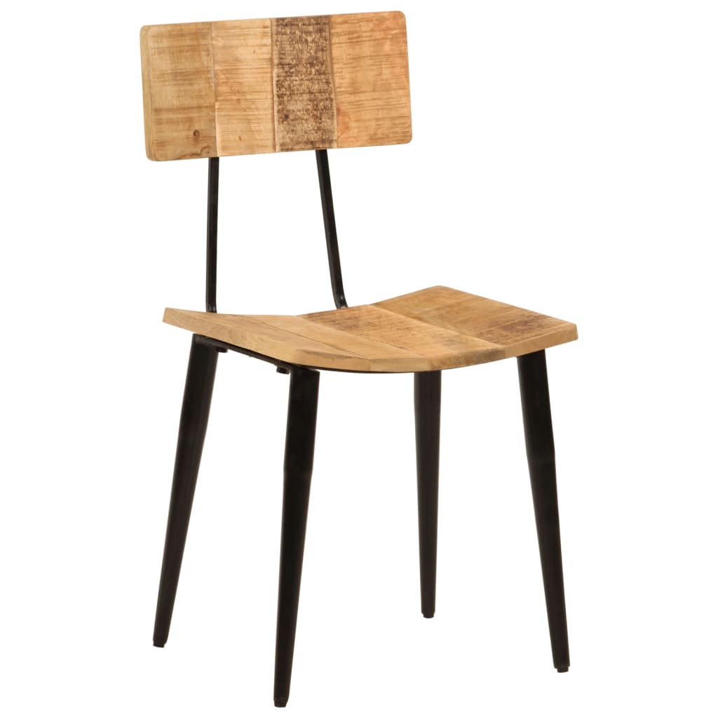 Dining Chairs 2 pcs 44 x 40 x 80 cm Solid Mango Wood