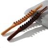 8/20/31 Beads Gua Sha Massage Stick Carbonized Wood Back Scrapping Meridian Therapy Wand Muscle Relaxing Body Massager Guasha