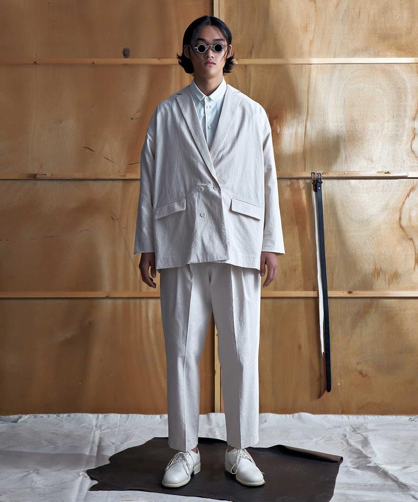 EASE Wrinkled Pants_Ivory