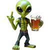 Party Alien Statues Interesting Family or Garden Sculptures Desktop Home Decoration Gifts