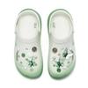 Crocs Crush Clog 811 из Xiaodie Zangchun Freshness Туфли с отверстиями-бабочками Унисекс Одинаковые зеленые и белые