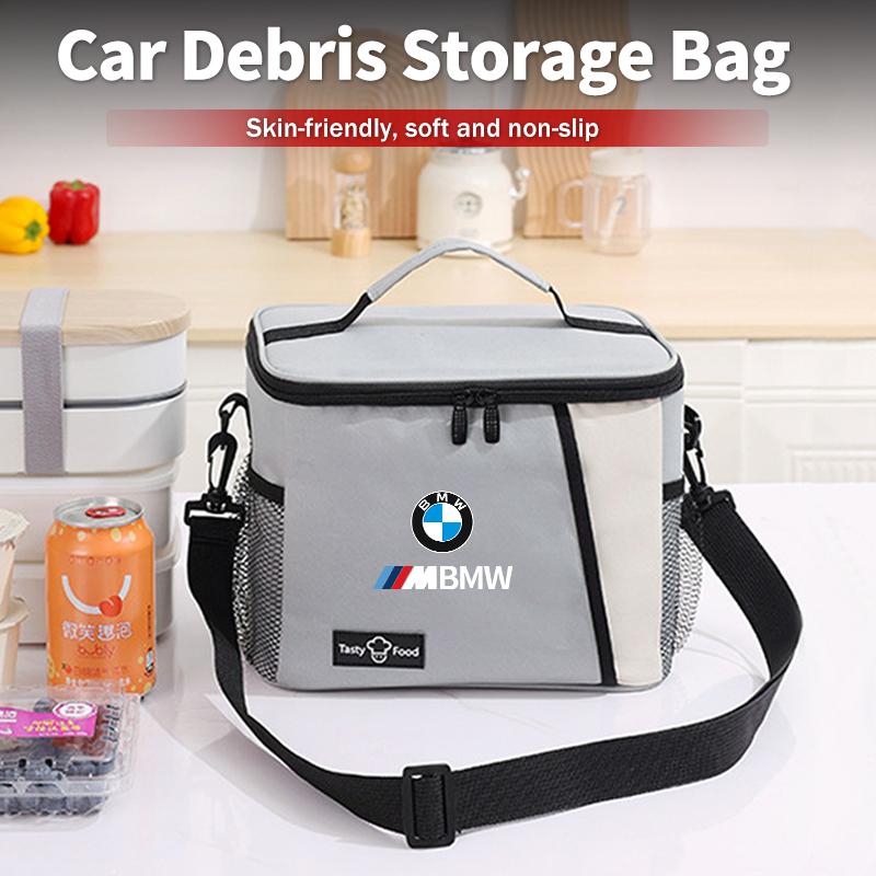 BADI1 2025 Hot 2025 New Portable Bento Bag Lunch Storage Bag Waterproof Office Cooler Lunch Box For BMW Motorsport X1 X3 X5 E39 E46 E9
