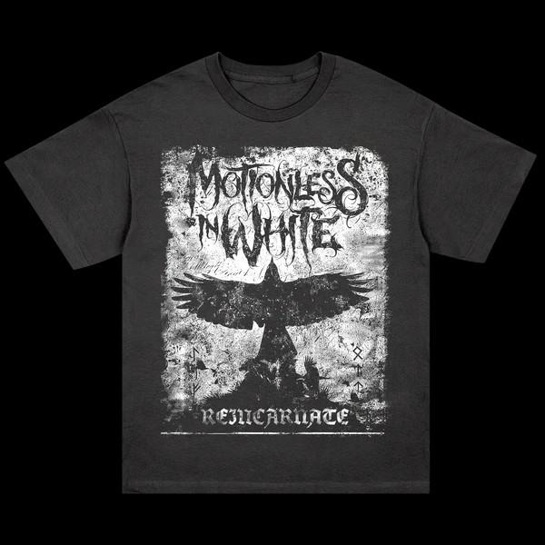 НОВИНКА Футболка Motionless In White с коротким рукавом, черная, все размеры, OM233, унисекс