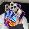 Phone case: 2D flat lambskin suitable for iPhone 18 17 16 15 14 13Pro cases, vintage warm autumn, Christmas and Halloween gifts
