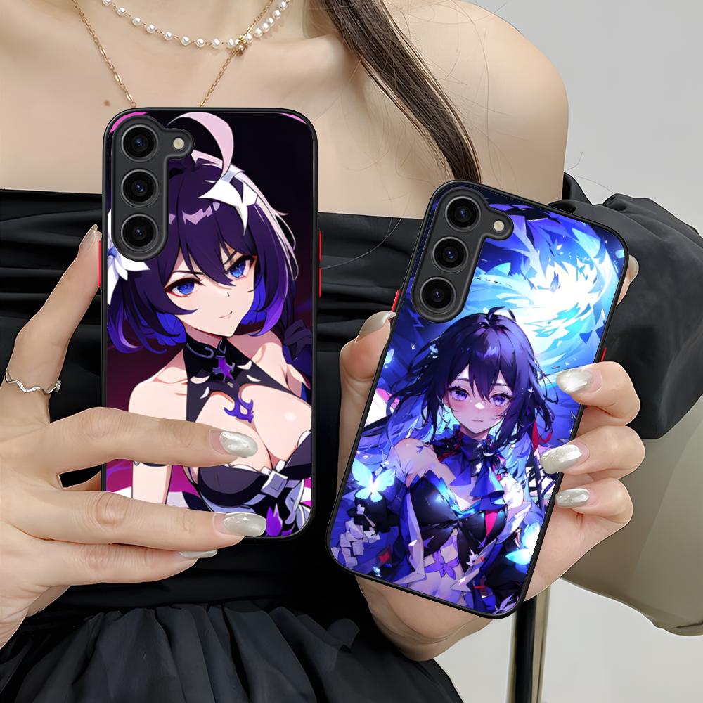 Силиконовый чехол HSR Seele для мобильного телефона Samsung Galaxy S26 S25 S24 S23 S22 S21 Plus FE Ultra Цветной чехол