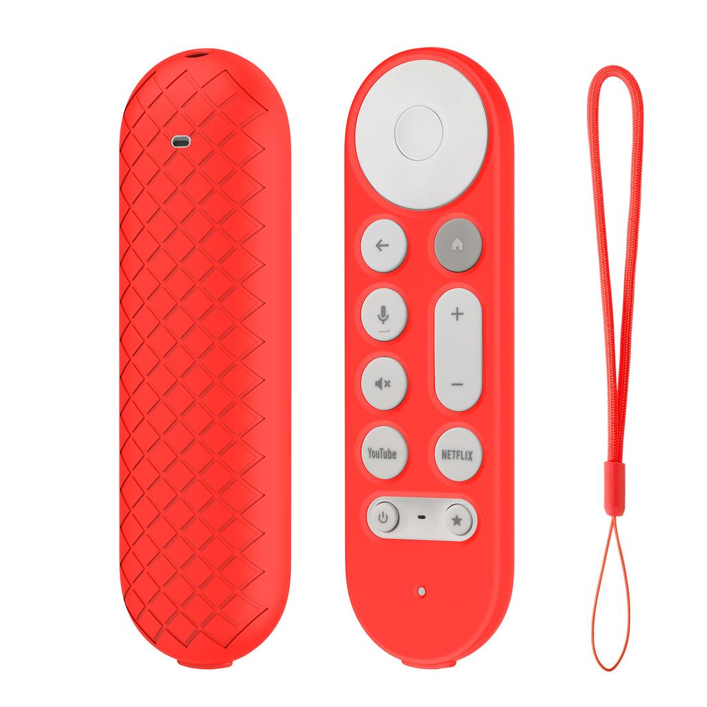 Silicone Remote Controller Cover Anti-scratch Remote Protective Case for Google TV Streamer 4K 2024 Voice Remote Control