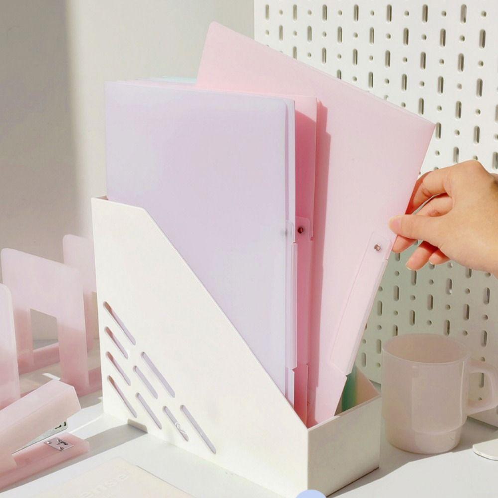 Папка-регистратор Candy Color Loose Leaf, вращающаяся, скрепка для бумаги для учеников и учителей