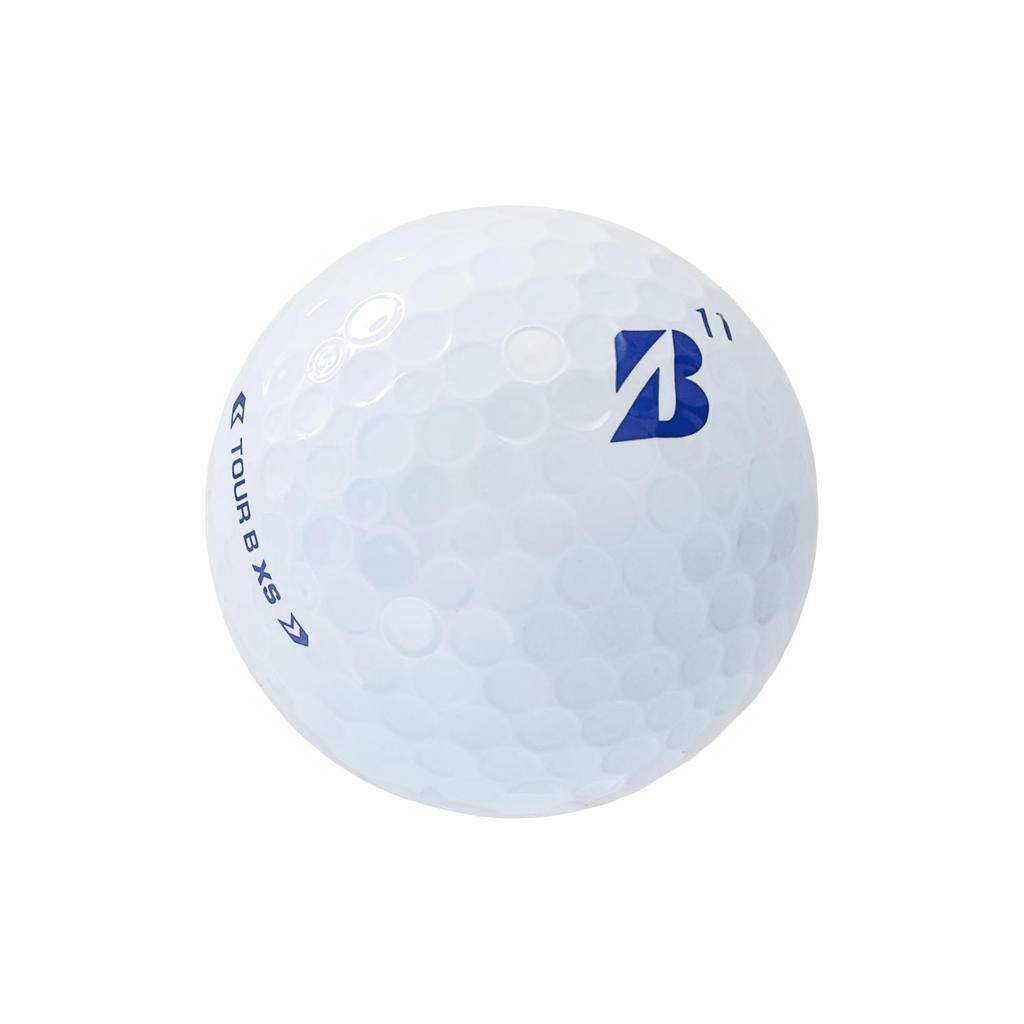BRIDGESTONE TOUR B XS Golf Balls Blue Pack of 12 (2024 Model), White, Edition, (S4BXJ)