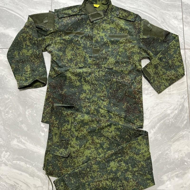 Mens Camouflage Tactical Workwear Set Long Sleeve Shirt Pants Outdoor Hiking Camping Military Style