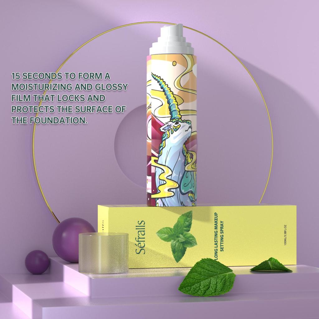 Спрей для фиксации макияжа Séfralls Long Lasting Makeup Fixing Spray 100 мл Можно использовать до и после макияжа, с легкой фиксирующей жидкостью, которая освежает