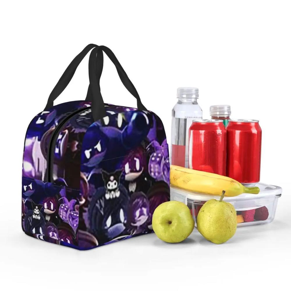 Murder Drones Uzi Collage Insulated Lunch Bag for Women Office Cooler Thermal Food Box Tote Portable Lunch Boxes Container