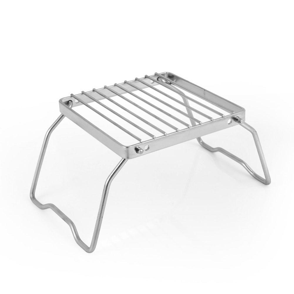 1 шт. Наружная стальная подставка для плиты Складные принадлежности Портативная плита для барбекю Кемпинг Приготовление пищи D4N1