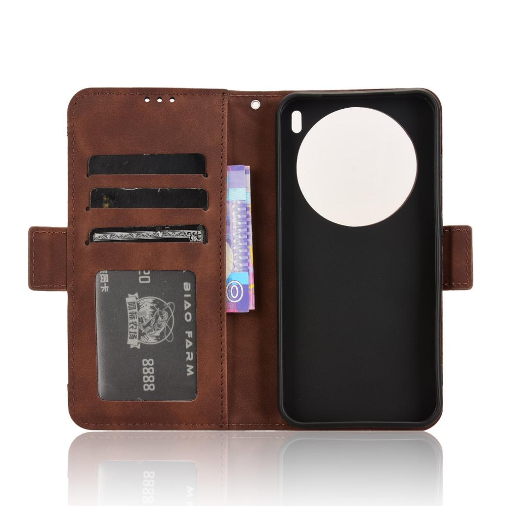 For vivo X200 5G Leather Case Phone Wallet Cover with Multiple Card Slots