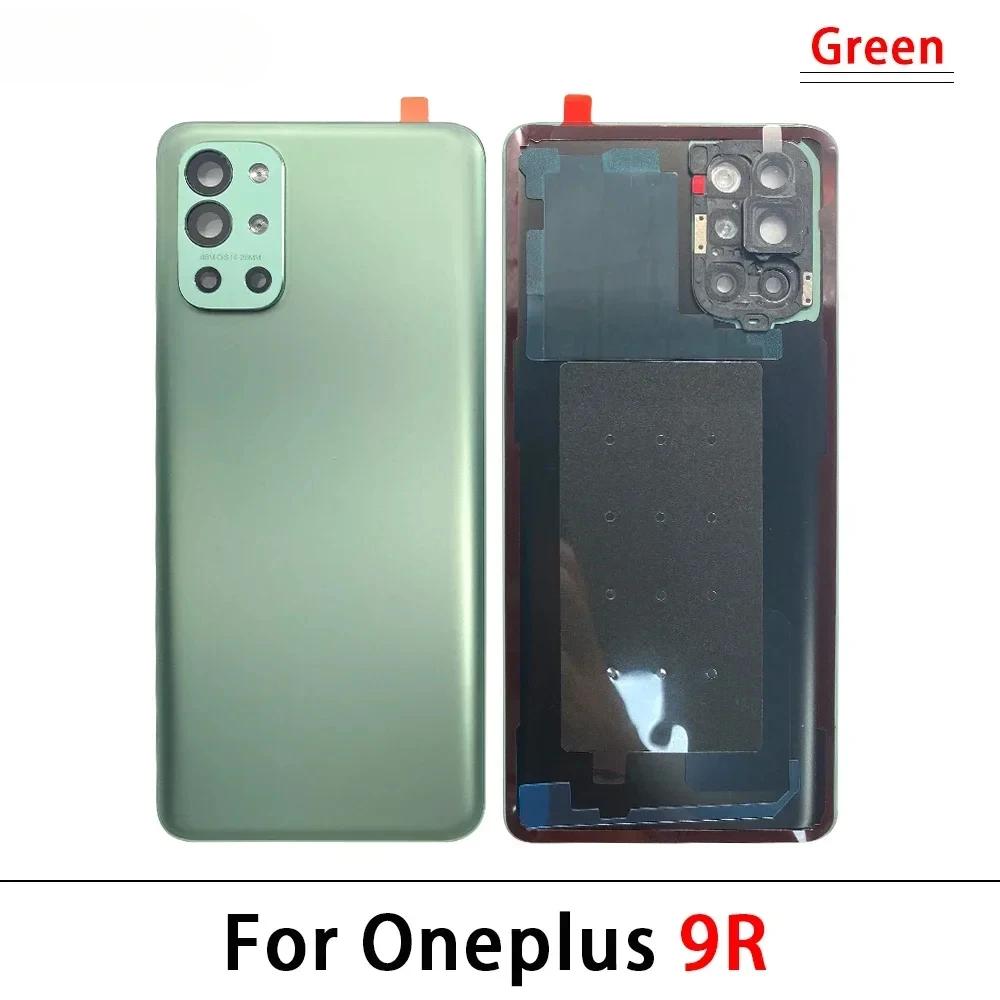 Стеклянная задняя крышка для Oneplus 9 9R 10 Pro Запасная задняя панель Корпус с клеем С окошком для камеры