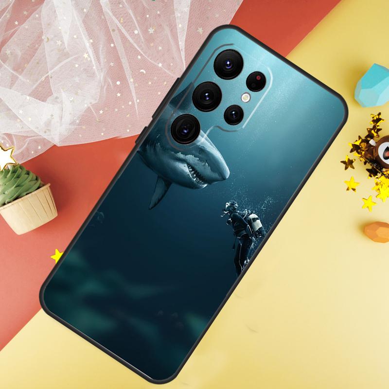 Чехол для телефона Акула и Косатка Для Samsung Galaxy S26 S25 Ultra S23 S21 S20 S22 S24 FE S10 Plus Чехол