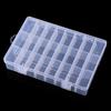 24 Compartment Fishing Tackle Box Fishing Bait Lure Hooks Box Bait Storage Case Organizer Sorting Box Fishing Accessories