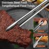 Food Tong Stainless Steel Kitchen Tongs Heat Resistant Grill Tongs Ice Sugar