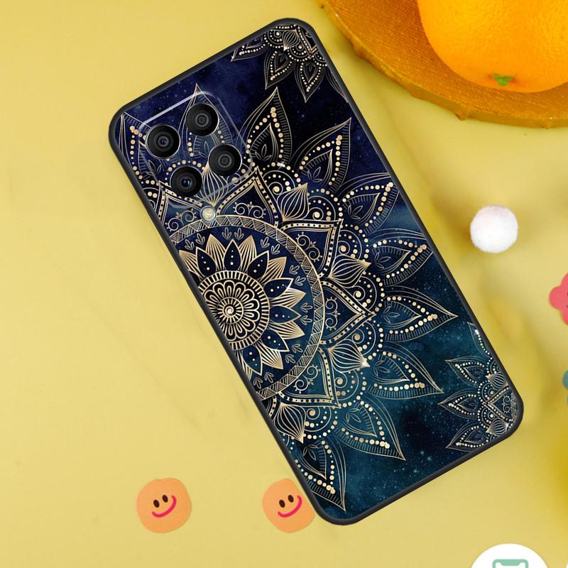 Роскошный чехол-органайзер с золотой фольгой для Samsung Galaxy M20 M35 M55 M15 M32 M16 M36 M56 M54 M23 M52 M34 M14 M11 M31 M13 M53
