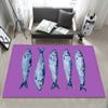 Door Mat Colorfulardine Bedside Entrance Bath Floor Decoration Ocean Corridor Door Mat Fish Carpet Living Room Lobster Balcony