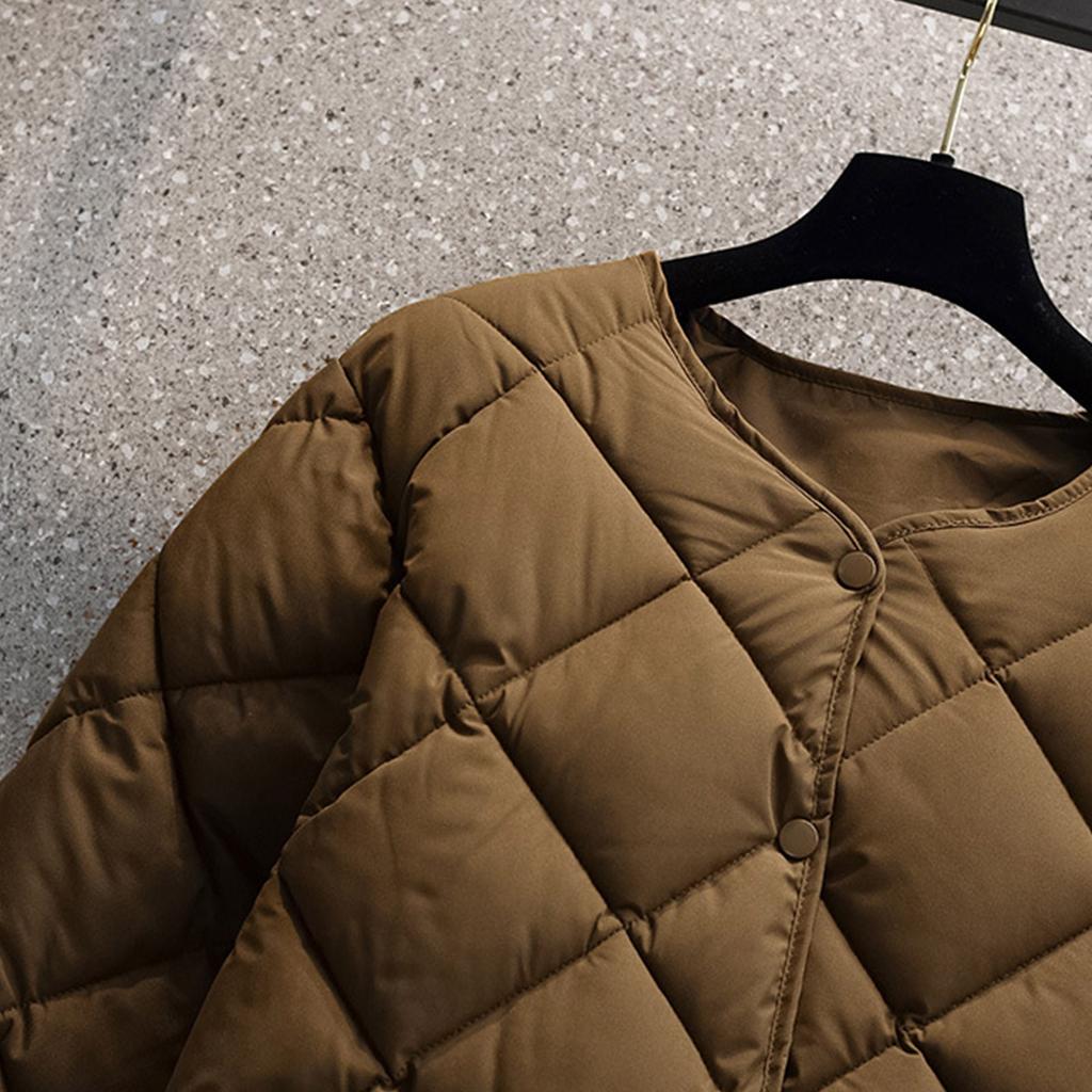 Женская короткая куртка для поездок на работу из хлопка, легкая повседневная куртка Diamond