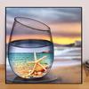 Landscape DIY 5D Diamond Painting Water Glass View Diamond Embroidery Full Lay Anime Cross Stitch Kits Home Decor Handmade Gift