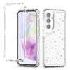 For Samsung Galaxy A35 5G Case Acrylic TPU Clear Phone Cover with Laser-printed Film