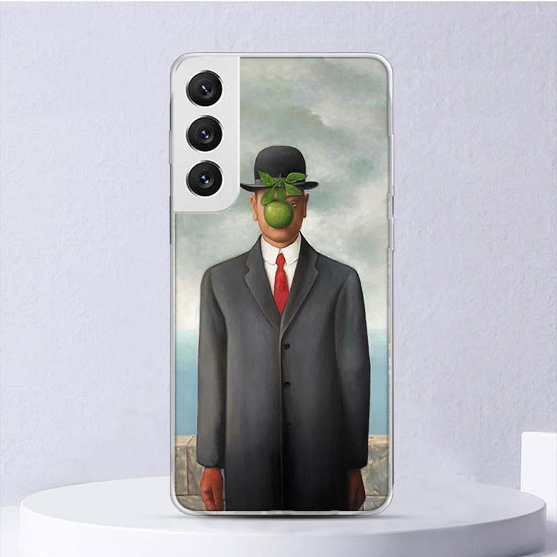 Мягкий чехол с рисунком Рене Магритта для Samsung Galaxy S25 S24 S23 S22 Ultra Чехол для телефона S20 FE S21 Plus S25 Edge + Funda Coque Galaxy S