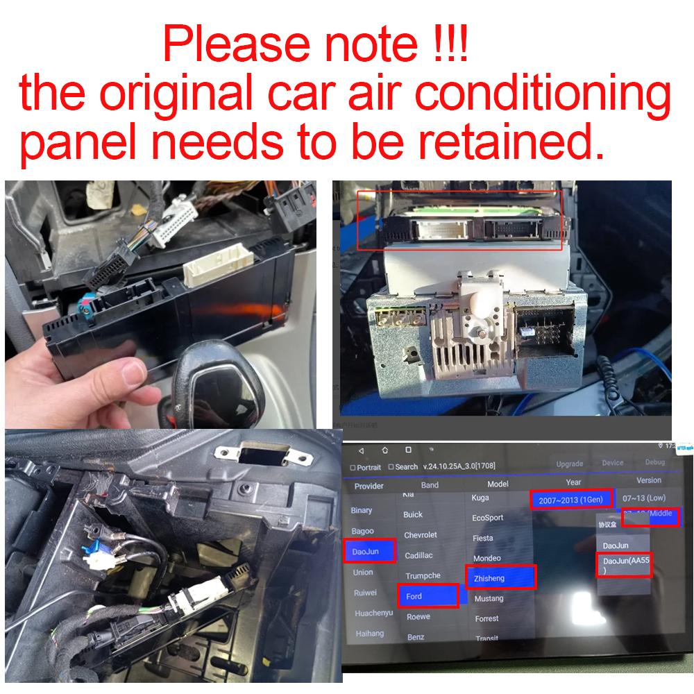 Навигация GPS Android 14 Авторадио Стерео Для Ford Mondeo MK4 2007-2014 Carplay Авто Видеоплеер 2din DVD Мультимедийная Головное Устройство