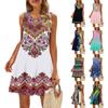 Женское повседневное летнее платье Сарафан без рукавов Платья-майки Пляжное платье Пляжное платье
