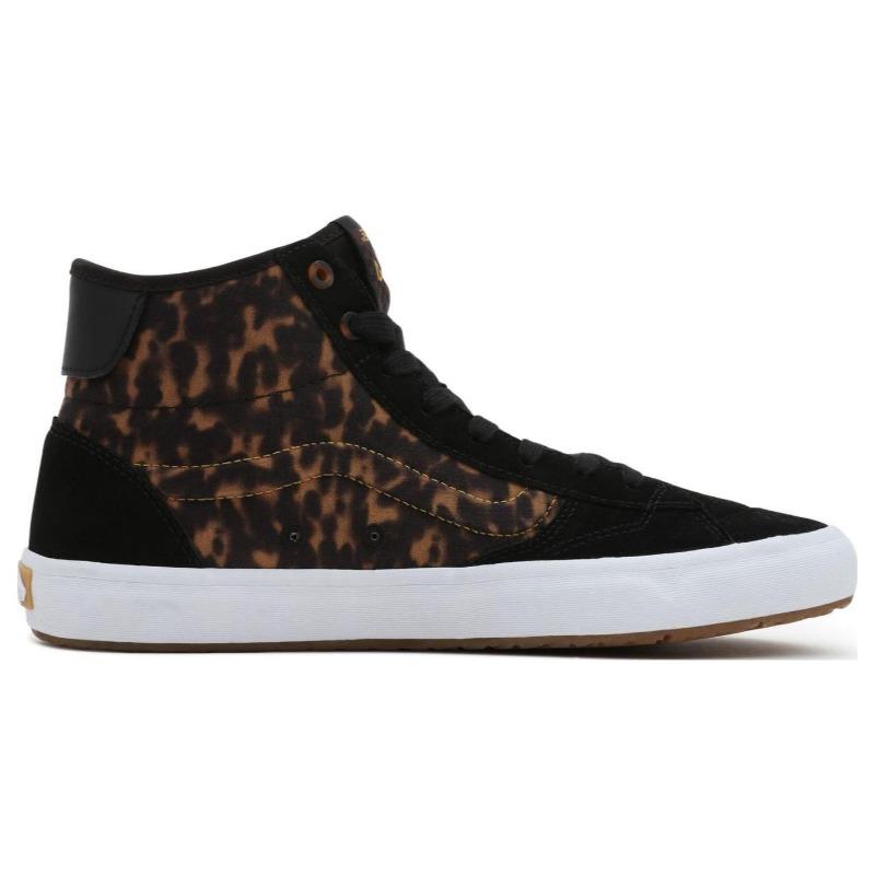 The Lizzie x Vans Trendy Casual High Top Skate Shoes Unisex Black Brown VN0A4BX1YI5