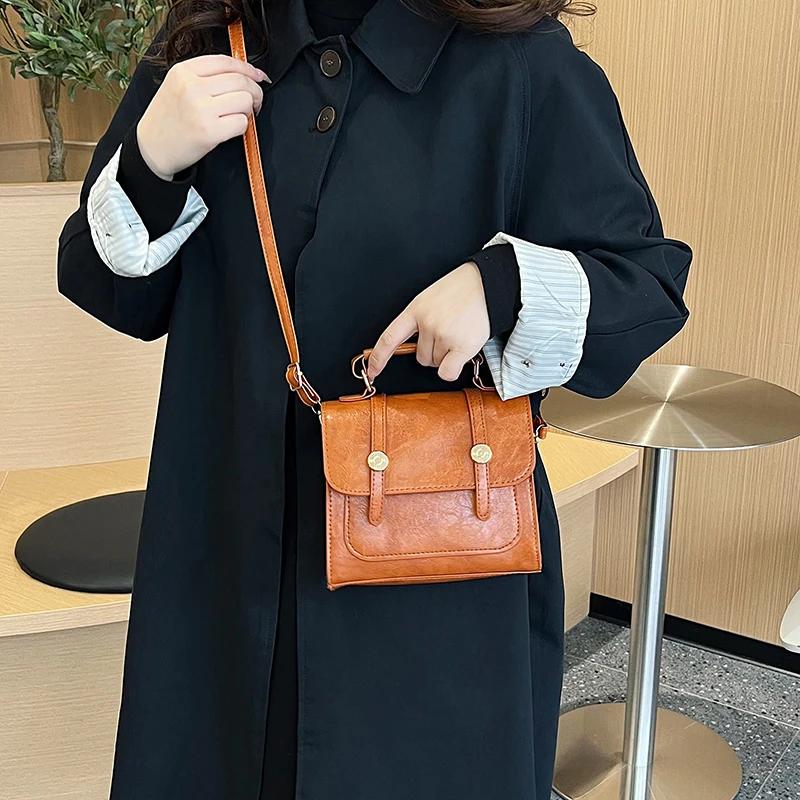 Сумка через плечо с внутренним карманом для женщин Hasp Zipper сплошной клапан PU сумки модные