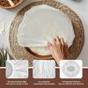 MAQIHAN Reble Bowl Covers for Bread Proofing 2pcs Eva Plastic Bowl Cover Stretch Elastic Food Storage Wrap Shower Caps Sourdough Rising Basket Dough