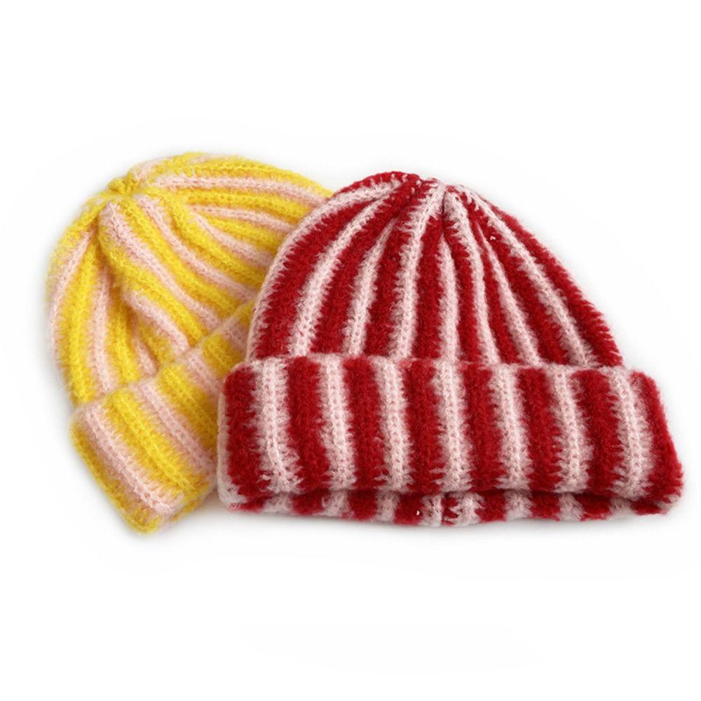 Windproof Knitted Beanie Cap Pullover Cold Proof Warm Hat Fashion Skullies & Beanies Autumn Winter