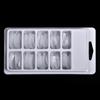 100pcs/pack 10 Size Nail Tips With Scale False Clear Display Nail Tips Nail Manicure Decoration Tools Nail Extension Kit