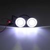 2X Автомобильные COB Авто DRL Led 12V Фары Ангельские глазки Противотуманные водонепроницаемые фары DRL Дневные ходовые огни Дневной свет Сигнал поворота багажника Led