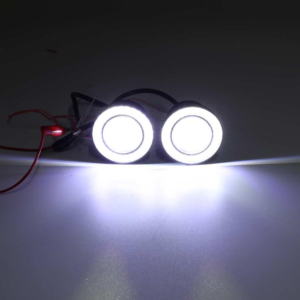 2X Автомобильные COB Авто DRL Led 12V Фары Ангельские глазки Противотуманные водонепроницаемые фары DRL Дневные ходовые огни Дневной свет Сигнал поворота багажника Led