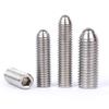 5pcs KST414-SS All Satinless Steel Spring Ball Plungers And Internal Hexgon Roller Ball Thread Bolt Screw For Locating
