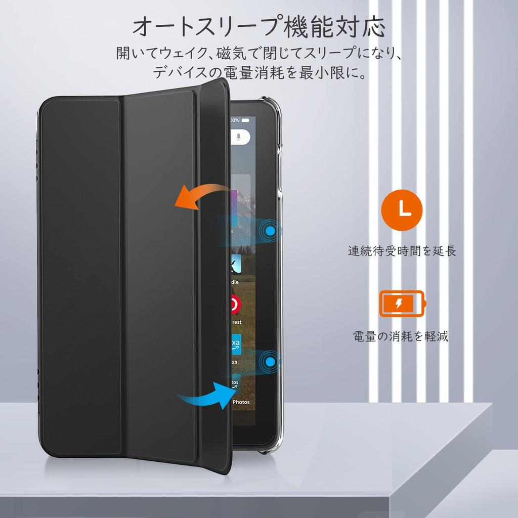 Fire Hd 8 Case 12th Generation TiMOVO Fire HD HD 8 Plus Cover Stand Case Tablet Protective Case Auto Sleep Function Shockproof Scratch Resistant