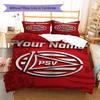 Philips Sport Vereniging Custom Name Pattern Bedding,Quilt Set Quilt Cover Pillowcase Home Birthday Gift(1 * duvet cover + 2 * pillowcase, without cor