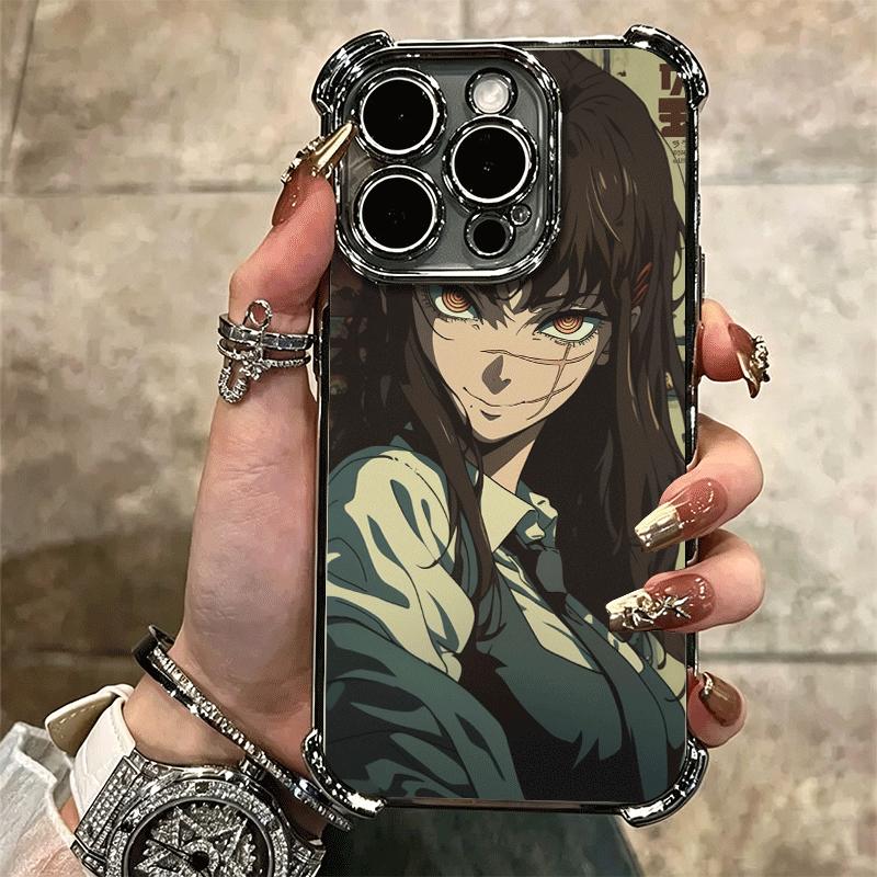 Аниме Персонаж Yoru War CSM Мягкий Чехол для Телефона Для iPhone 15 16 17 Air 14 Pro Max 16E Plus 13 12 Mini Покрытие Анти-Падение Fundas