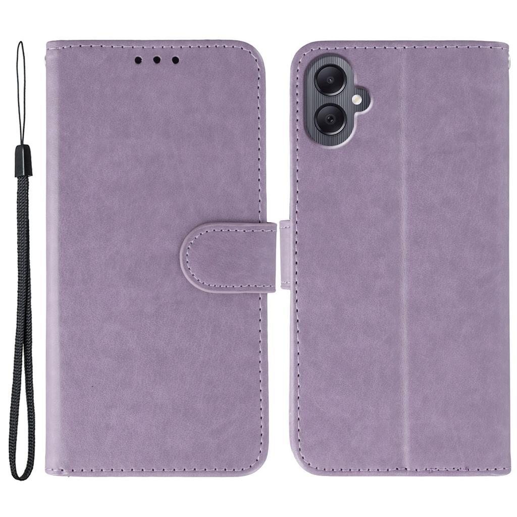 For Samsung Galaxy A06 4G Cases PU Leather Flip Wallet Phone Cover with Strap