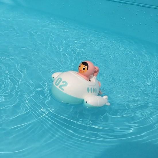 Let's Toy Infant Marine Boy Submarine Bath Play Toy Set of 2, Korean Bath Toys