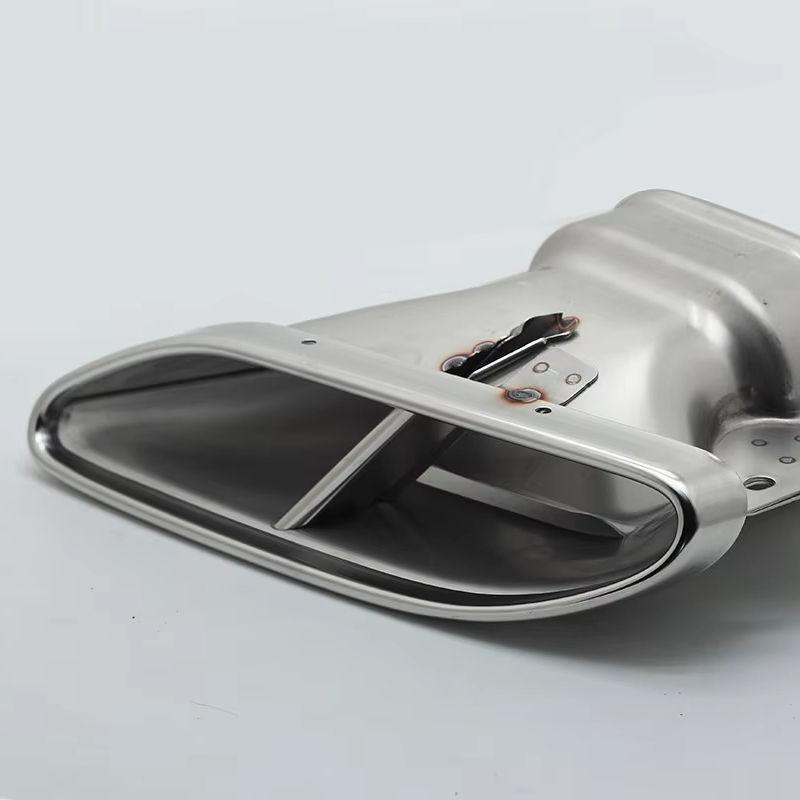Stainless Steel Quad-Outlet Exhaust Muffler for Mercedes W205/W253/W222 S65